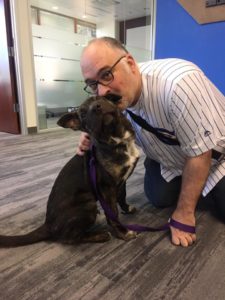 Quincy gets to go to work with his new Dad