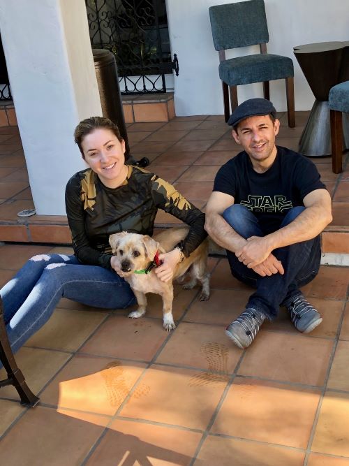 Our little snaggle tooth guy found a fun home in the Hollywood Hills