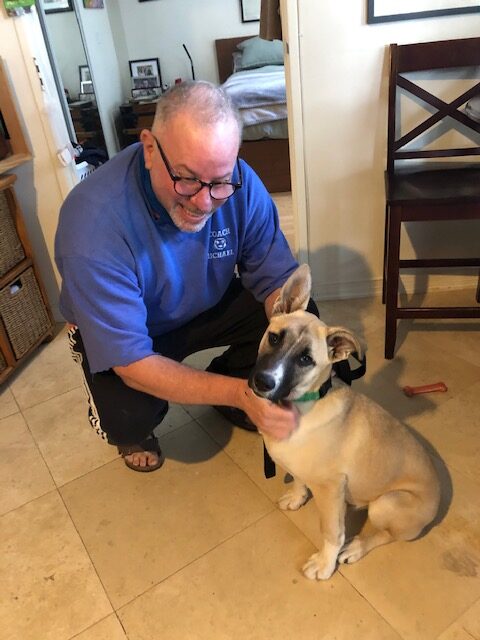 Tahoe is now supervising a group home for adults with special needs. YOU GO PUP!